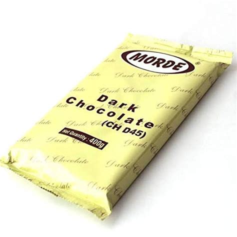 Bake Mitra Morde Real Dark Chocolate Compound Slab Bar (400 gm Pack of ...