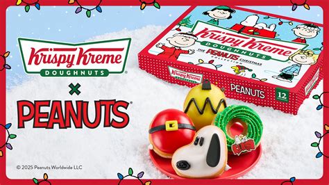 Peanuts Krispy Kreme doughnuts: Snoopy and Charlie Brown