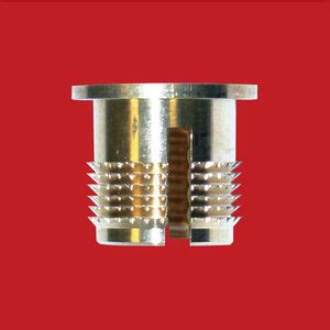 Threaded insert - 40/TH series - SIMAF - brass / for thermoplastics