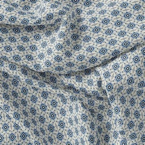 Buy Blue Kora Silk Digital Printed Fabric Unstitched – FAB VOGUE Studio