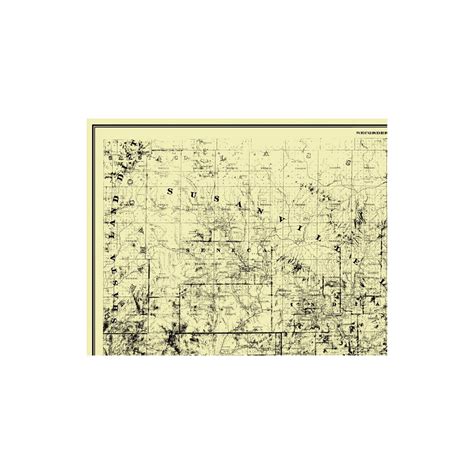 Historic County Map - Plumas County California - Keddie 1892 - 29.19 x – Maps of the Past