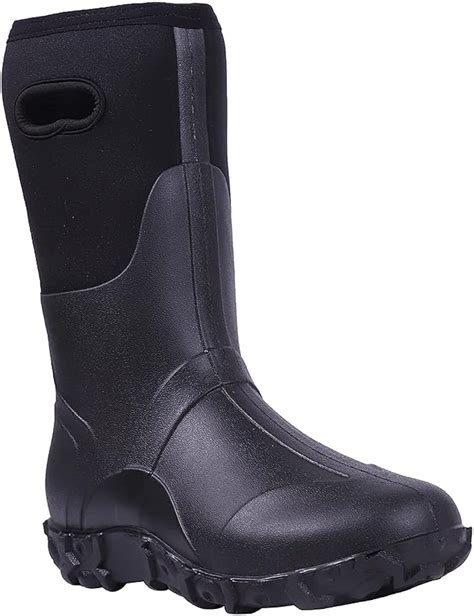 Buy YOANGRY Mens Rubber Rain Boots Waterproof Insulated Garden Shoes ...