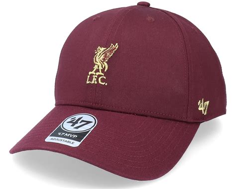 Liverpool FC Metallic Mini Mvp Dark Maroon Adjustable - 47 Brand ...