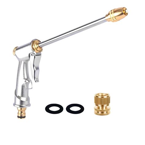 Amazon.com: Hose Sprayer Nozzle Heavy Duty, High Pressure Hose Nozzle ...