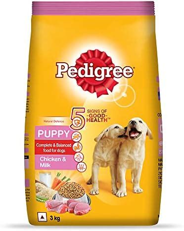 Pedigree Puppy Wet Dog Food, Chicken Chunks in Gravy Flavour, Pack of ...