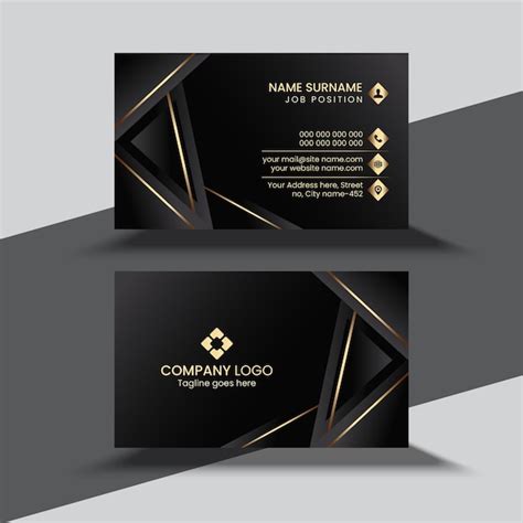 Gold Foil Business Card Design 的图像结果