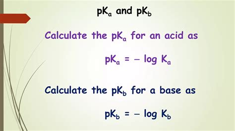 Chem 2 - Acid-Base Equilibria VII: Conjugate Acid/Base Pairs and Relationships Between Ka, Kb ...