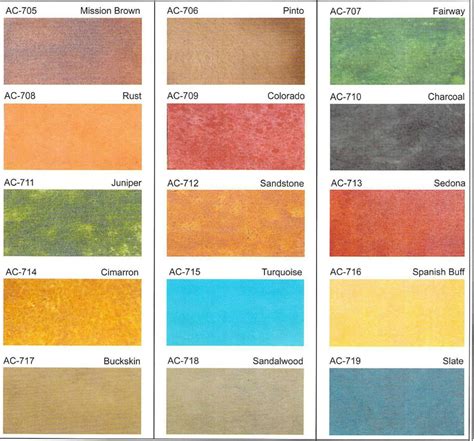 Concrete Acid Stain Samples at Paul Harlan blog