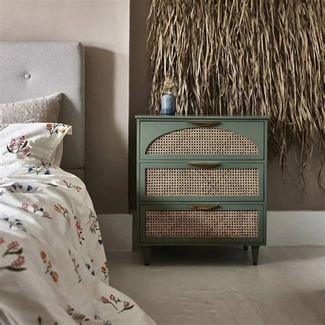 House of Woodworm | Hawamahal Chest of Drawers | Three Drawers Dresser