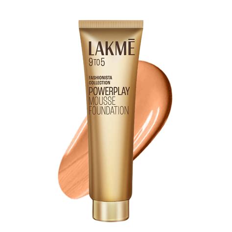 Buy Lakme Powerplay Mousse Foundation, Matte Finish, Full coverage ...