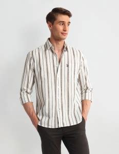 U.S. Polo Assn. Denim Co. Men Striped Casual Multicolor Shirt - Buy U.S ...