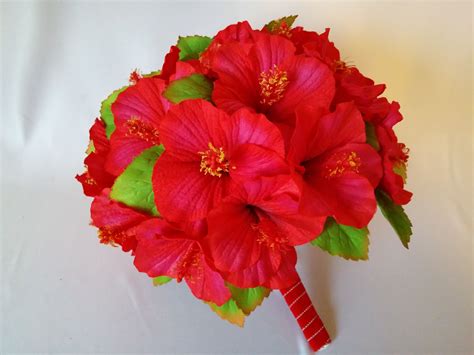Hibiscus Wedding Bouquet