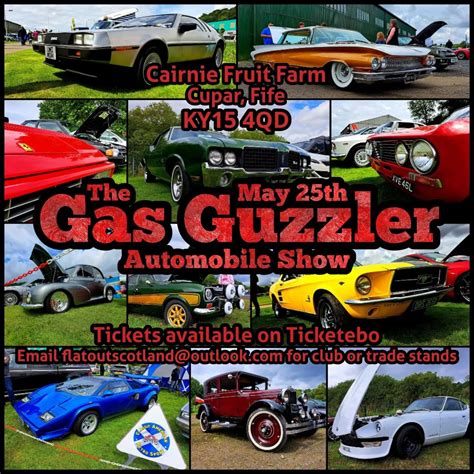 The Gas Guzzler Automobile Show, Cairnie Fruit Farm, Cupar, Dunfermline ...