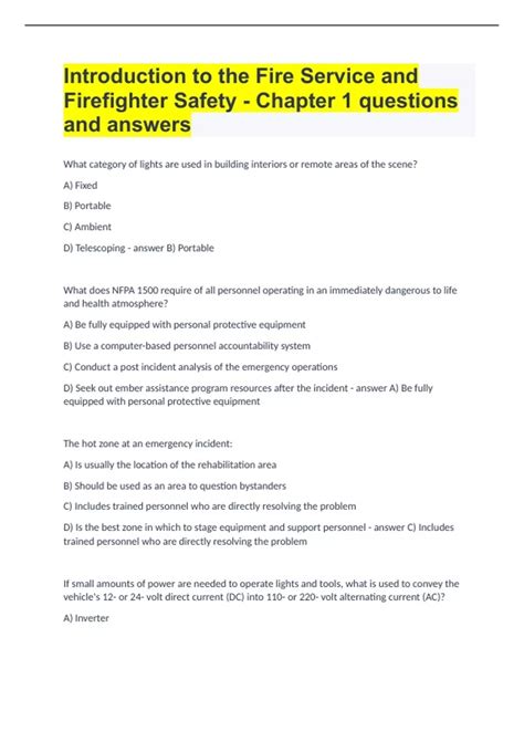 Competency Questions and Answers Fire Service 的图像结果
