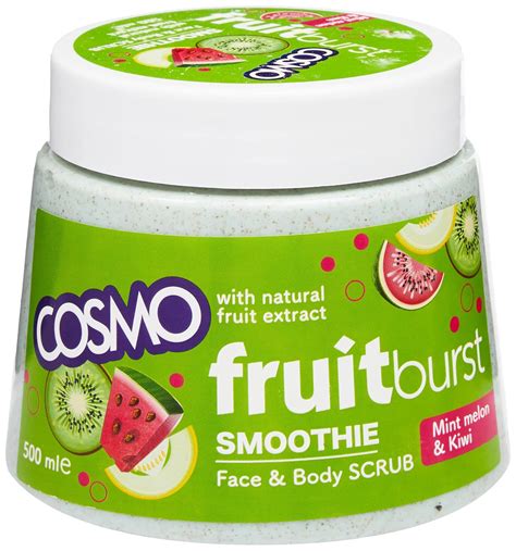 Buy Cosmo Fruit Burst Face and Body Scrub Jar Smoothie with Natural ...