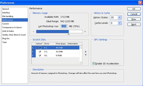 Image result for Photoshop Scratch Disk Error Message