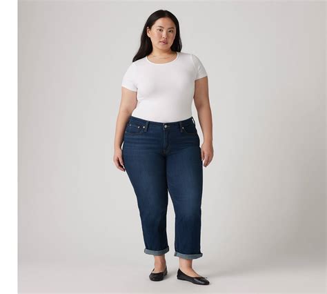 Boyfriend Women's Jeans (plus Size) - Dark Wash | Levi's® US