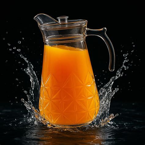 Buy UI Intros Clear Glass Water Jug with Lid (1700 ml) | Stylish Table ...