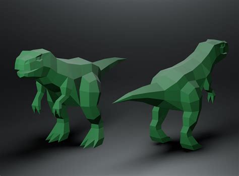 T-rex Papercraft Dinosaur Papercraft Sculpture Triceratops - Etsy Australia