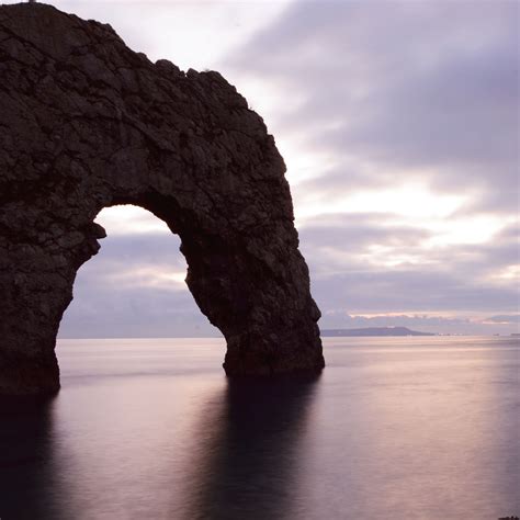 Download wallpaper 3415x3415 rock, sea, arch, horizon, landscape ipad ...