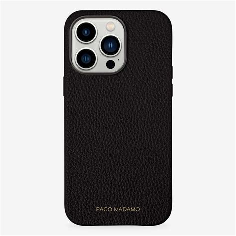 Affluent vegan leather iPhone 13 pro cover – PACO MADAMO
