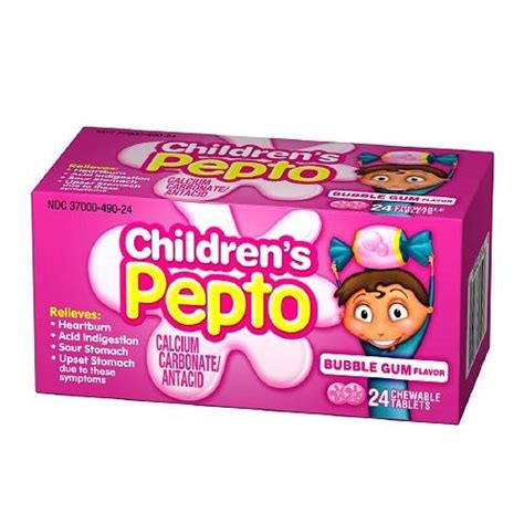Buy Pepto-Bismol Children's, Chewable s, Bubble Gum 24 ea Online at ...