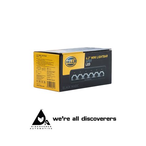 HELLA BLACK MAGIC 6.2" SPOT BEAM Mini Light Bar – Discoverer Automotive