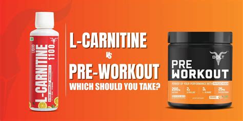 L-Carnitine vs Pre-Workout: Which Supplement Should You Take?