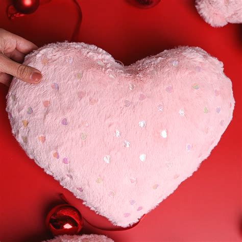 Valentine Pink Heart Soft Toy - 20CM – MARKET99