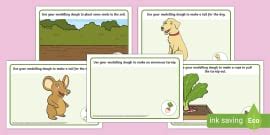 Enormous Turnip Story Word Cards