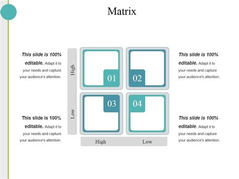 Image result for Matrix Presentation Example