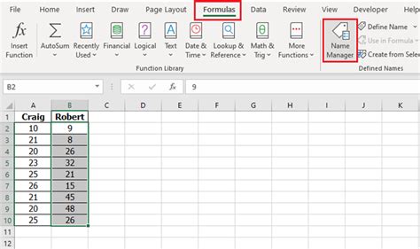 Image result for Creating Range Name Using Formula