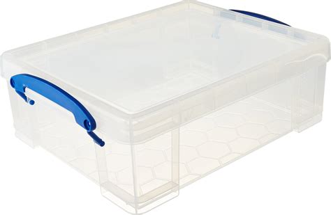 Amazon.com: Really Useful Box 35 Liter Extra Strong Plastic Storage Box ...