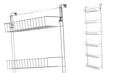 5 Ft. Door-Hanging Storage Rack | Groupon Goods