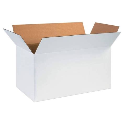 White Packing Boxes 5 Ply - 8X6X8 | White Corrugated Boxes