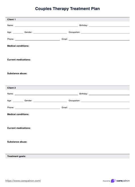 Couples Therapy Workbook | Free PDF Download