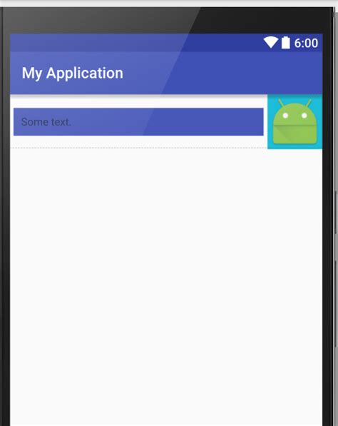 Horizontal Layout Android 的图像结果