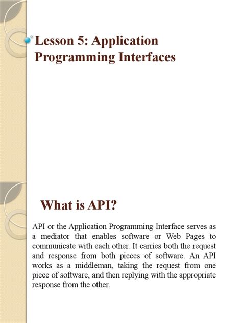 Image result for Application Programming Interface Tutorial PDF