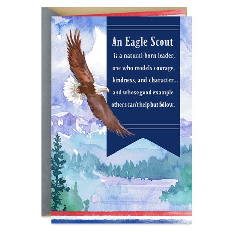 A Model of Character Eagle Scout Congratulations Card - Greeting Cards ...