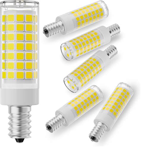 DUMILOO E12 Candelabra LED Light Bulbs 60W Equivalent, 6000K Daylight ...