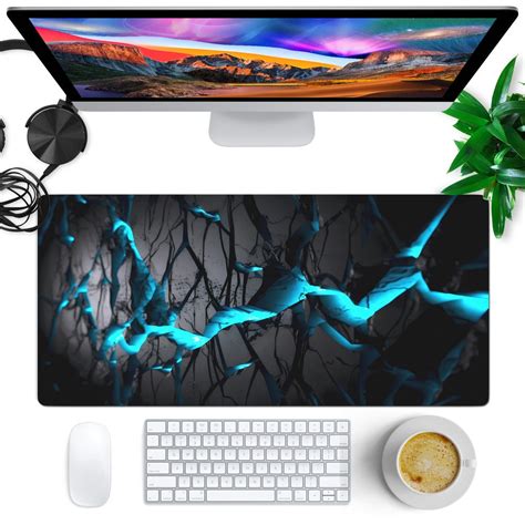 Optimize Your Gaming Experience with Electric Veins Anti-Slip Desk Mat ...