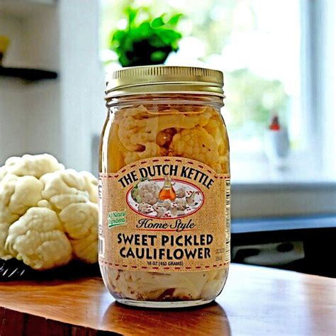 Dutch Kettle Amish Home Style Sweet Pickled Cauliflower - Harvest Array