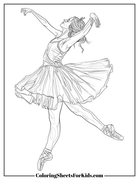 Ballerina Coloring Pages Printable Ballerina Coloring Page Images