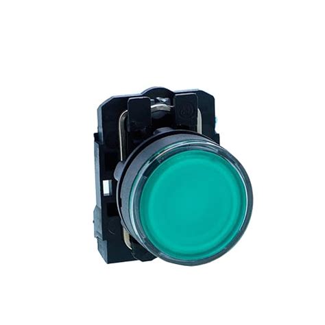 Green Illuminated Push Button with integral LED (SchneiderXB5AW33M1N ...