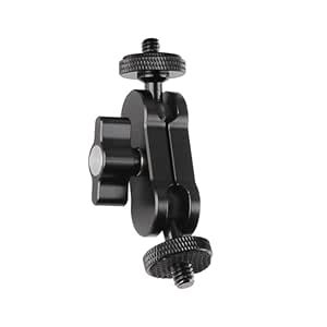 Buy Havilah 360 Pivot Magic Arm Mount 1/4 inch Ball Head Bracket(Black ...