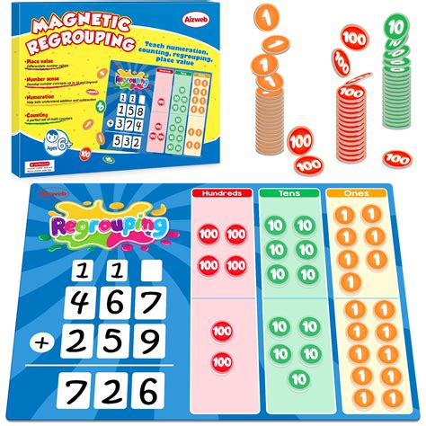 Buy Aizweb Regrouping Base Ten Place Value,Addition and Subtraction ...