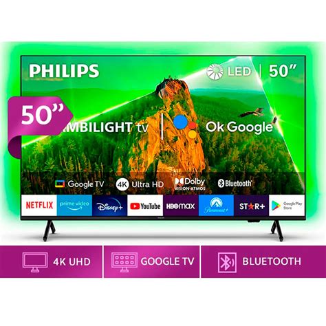 PHILIPS - Smart TV 50" UHD Google 50PUD7408 | Ofertitas