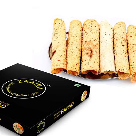 Zaaika Special Papad Made with Moong Daal and Urad Daal - 800g (Pack of ...