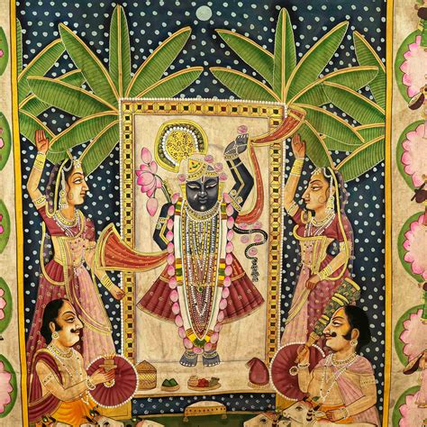 Buy Paintings | Shri Raj Bhog Swaroop Picwai Painting | Shop at The ...