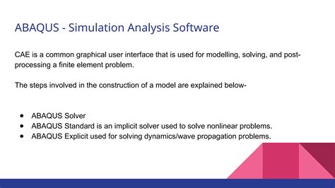 ABAQUS Software – Finite Element Analysis.pptx